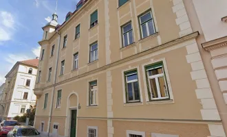 Klassische unsanierte Altbauwohnung mit Balkon im Herz-Jesu-Viertel