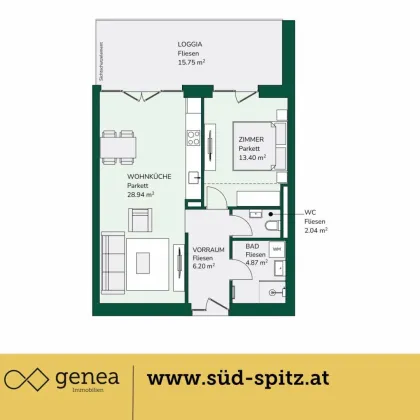 Ausblick ins Grüne | Provisionsfrei | SÜD-SPITZ - Bild 2