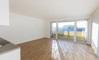 Provisionsfrei! Erstbezug - Wunderschöne Drei-Zimmer-Wohnung mit Loggia!