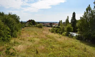 Herrliches großes Grundstück mitten in Sooss, schöner Fernblick und RUHE