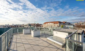 NEUER PREIS: Für Design-Poeten: exklusives Penthouse mit XL-Dachterrasse & erstklassiger Architektur