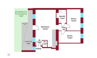 In Fertigstellung! Erstbezug: Altbau, Neubau, hofseitige Terrassen, Balkone, Loggien, Gärten, Schlüsselfertig.