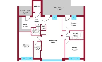 In Fertigstellung! Erstbezug: Altbau, Neubau, hofseitige Terrassen, Balkone, Loggien, Gärten, Schlüsselfertig.