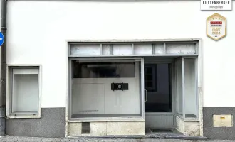 Untere Landstraße: Geschäft / Büro mit Werkstatt bzw. Lager