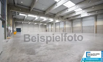 5.000 bis 6.250m² moderne Gewerbehalle mit bis zu 9.000m² Lagerfläche - Laderampen, Autobahnanschluss, uvm.