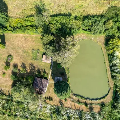 Paradies für Naturliebhaber - Grundstück mit 2 Teichen und Fischerhütte! - Bild 2