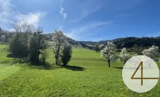 Sonniges Baugrundstück in wunderschöner Lage im Mostviertel!