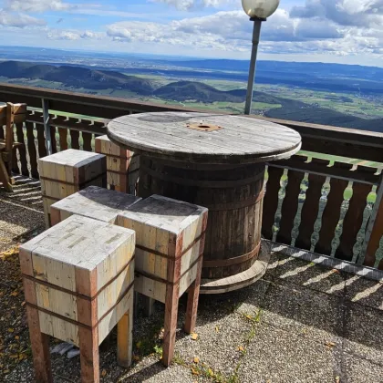 Gastrofläche mit riesiger Terrasse und spektakulärem Fernblick - Toplage im Naturpark Hohe Wand - Bild 3