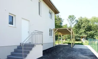 5 Zimmer DHH - Luftwärmepumpe - inkl. Einbauküche und 2 Stellplätze (davon 1 Carport)