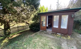 Idyllisches Gartengrundstück mit Gartenhaus  in Kritzendorf