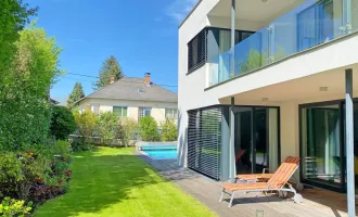 LIFESTYLE PUR. WOHNEN IM GRÜNEN IN EXZELLENTER RUHELAGE MIT TRAUMHAFTEM INFINITY POOL - KLOSTERNEUBURG/WEIDLING.