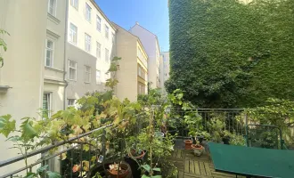 ALTBAUWOHNUNG IM INNENHOF - GROSSE TERRASSE -  NEUSTIFTGASSE- NAH AM 1. BEZIRK & SPITTELBERG