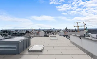 Dachterrassenwohnung mit Traumausblick | 72m² Terrassenfläche | 2 Minuten zur Mariahilferstr. | 2 Minuten zur U6 und U3