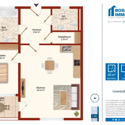 Modern Living | Top 2 | Baustart erfolgt | mit Balkon in den Innenhof - Bild 2