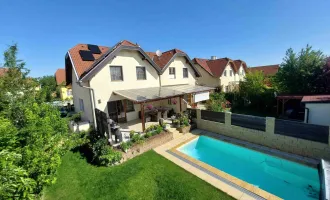 +++ Luxus-Doppelhaushälfte mit POOL und PV-Anlage Nahe Wien ***