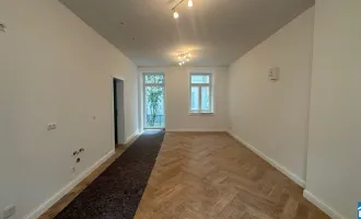 2-Zimmer-Stilaltbau mit Terrasse!