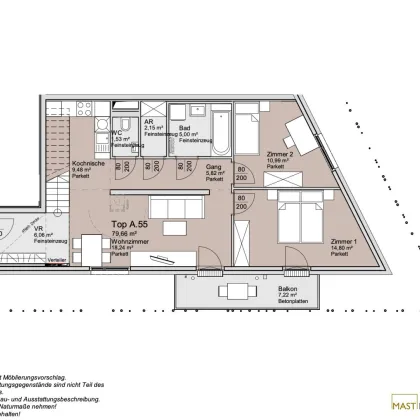 *Provisionsfrei* Dachgeschosswohnung mit rund 50qm Dachterrasse! - Bild 3