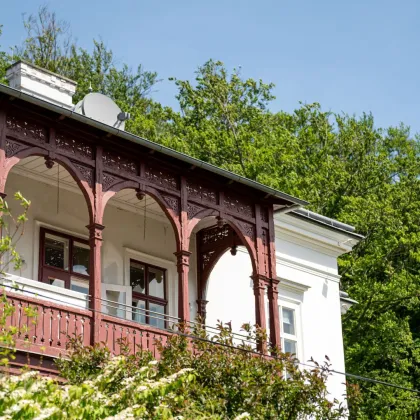 Außergewöhnliches Anwesen: Jahrhundertwende - Villa auf parkähnlichem Grund mit eigenem Wald - Bild 2