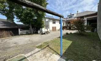 JUWEL AM LAND - RENOVIERUNGSBEDARF - Großzügiges Landhaus - EIN od. ZWEIFAMILIENHAUS (für Großfamilien) - 9 Zimmer + Schuppen + großen Garten - MIT VIEL FANTASIEN: ZUBAU, AUSBAU möglich