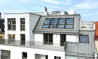 PROVISIONSFREI | Erstbezug | 4-Zimmer Dachgeschoss mit ca. 14 m² Terrasse | TG-Stellplatz optional | Nachhaltiges Wohnbauprojekt