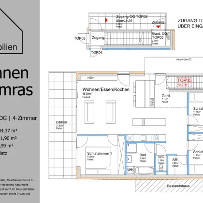 Wohnen in INNSBRUCK AMRAS  - Top05 Dachgeschoßwohnung - Bild 2