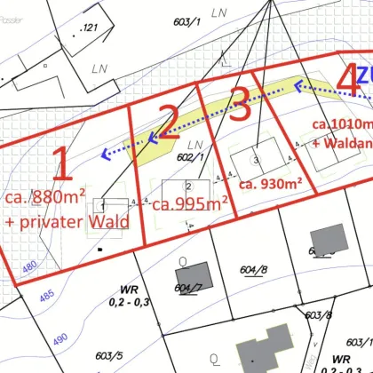 Rastbühel - in 10 Minuten in der Plüddemanngasse in Graz! 4 attraktive Baugrunstücke! Gleich anfragen! - Bild 2