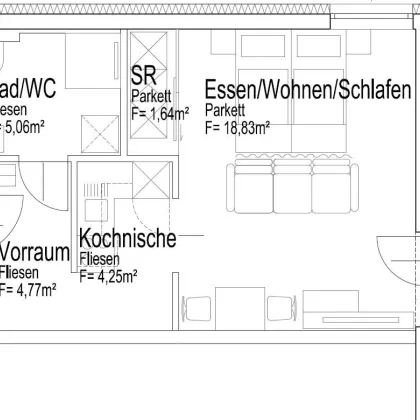 Anlegerwohnung Top 07 vermietete Bestandswohnung in Graz sofortige Mieteinnahmen Rendite Neubau 2020 (JPS 32/7) - Bild 3