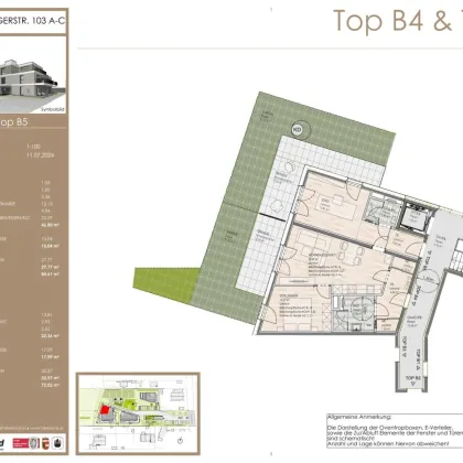 2-Zimmer Gartenwohnung mit optionalem Einzelbüro / Top B04 - Bild 3