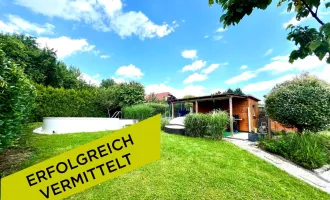 Traumhafte Gartenhütte/Grundstück mit Pool in bester Lage von Berg/Leonding