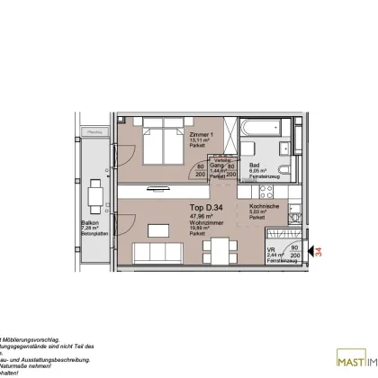 *Ende 2026* Provisionsfreie 2-Zimmer Wohnung unweit Donauzentrum und Alte Donau! - Bild 3