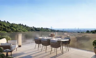 Atemberaubende Terrassenwohnung mit Fernblick, Erstbezug