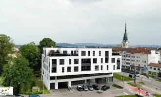 Neue, hochmoderne Loggia-Wohnung mit dem "Schloss Traun" vor der Haustüre