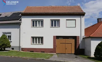 Burgenländisches Bauernhaus mit vielfältigen Nebengebäuden, großer Scheune, ruhige Lage