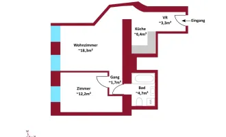 Neubau/Erstbezug I Außenflächen: Terrassen, Balkone & Dachterrassen I Schlüsselfertig I Luftwärmepumpe inkl. Kühlung I