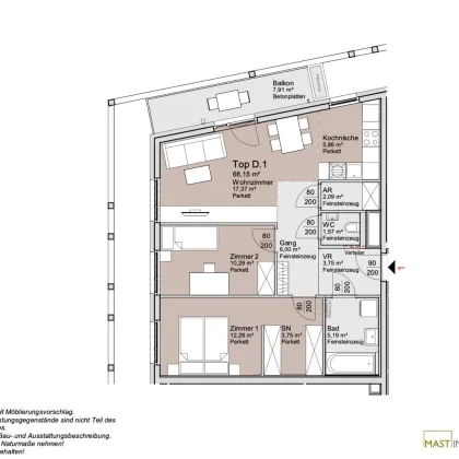 Provisionsfreie 3-Zimmer Familienwohnung in Grünlage! - Bild 2