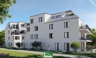 ZWEI22 - Der Neubau zum doppelten Glück - Hervorragende 3.Zimmer-Wohnung für Kleinfamilien mit Terrasse in Hofruhelage