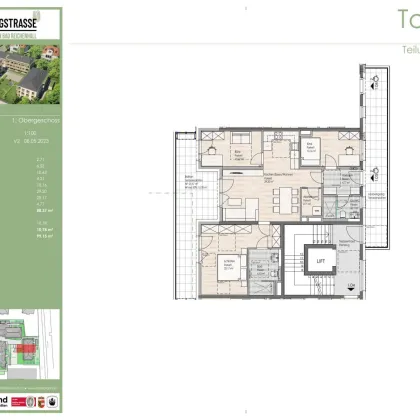 Frühlingstraße 30: 4-Zimmer-Wohnung im 1.OG, Top 1.05 - Bild 2