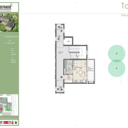 Frühlingstraße 30: 1-Zimmer-Wohnung im 1.OG, Top 2.06 - Bild 2