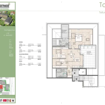 Frühlingstraße 30: 2-Zimmer-Wohnung im Dachgeschoss, Top 2.19 - Bild 2