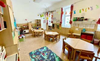 Zu vermieten: Charmanter Kindergarten + 225 m² Gartenfläche und Kinderspielplatz in der Schönbrunner Straße 152, 1120 Wien