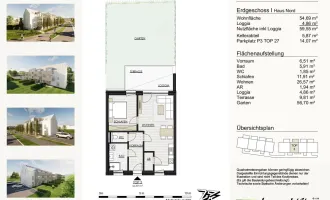 GRÜNE ALLEE GALLNEUKIRCHEN - 2 und 3-Zimmer Wohnungen, 55-70m² NEUBAU ERSTBEZUG