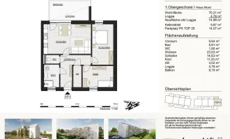 GRÜNE ALLEE GALLNEUKIRCHEN - 2 und 3-Zimmer Wohnungen, 55-70m² NEUBAU ERSTBEZUG