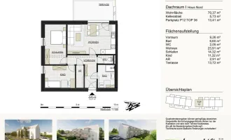 GRÜNE ALLEE GALLNEUKIRCHEN - 2 und 3-Zimmer Wohnungen, 55-70m² NEUBAU ERSTBEZUG