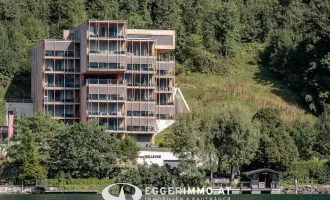 5700 Zell am See / Thumersbach: Investment mit Eigennutzung; 3 Zimmer-Wohnung mit Seeblick-Weitblick, vollmöbliert, Sauna, Tiefgaragenstellplatz