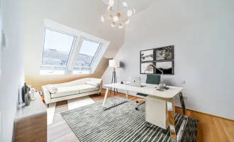 Maisonette mit Gallerie & Dachterrasse | Fernlick bis Kahlenberg | Klimatisierte Wohn- und Schlafräume