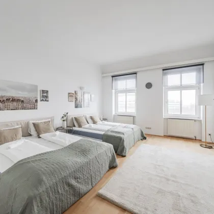 2 ZIMMER ALTBAU im 3. LIFTSTOCK II ca. 11m² BALKON II SOFORT NUTZBAR II AIRBNB oder SELBST EINZIEHEN II KOMPLETT MÖBLIERT II NÄHE U6/AKH/VOLKSOPER/WUK - Bild 2