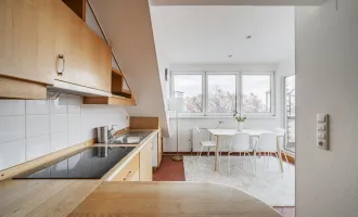 PERFEKTE WG im DG II 2 ZIMMER + WOHNKÜCHE + 11m² TERRASSE II SOFORT NUTZBAR II AIRBNB oder SELBST EINZIEHEN II KOMPLETT MÖBLIERT II NÄHE U6/AKH/VOLKSOPER/WUK