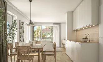 17 m² Balkon + 4-Räume + Nachhaltiges Energiekonzept mit Deckenkühlung + Moderne Topausstattung = Wohnr(t)raum mit höchstem Wohnkomfort am Bindermichl!