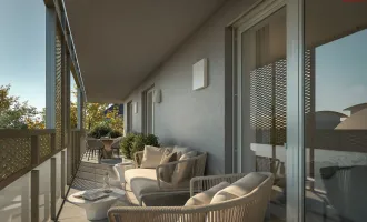 Sonnenorientiertes Wohnen + 21 m² Balkon + Barrierefreiheit + Leistbare Betriebskosten dank innovativem Energiekonzept + inkl. Deckenkühlung =  Höchsten Ansprüchen gerecht werdendes Wohnen!