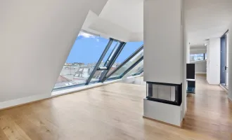 GENIALES DESIGN -  ULTIMATIVES  PENTHOUSE - 3 TERRASSEN - 215m² WFL - WIENBLICK mit SÜD- WESTAUSRICHTUNG - OPTIONAL 2 STELLPLÄTZE -